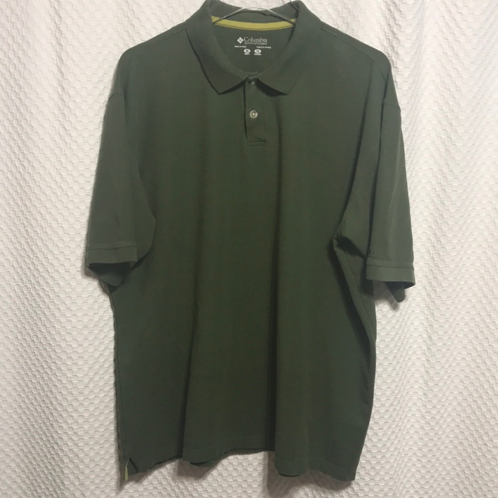 COLUMBIA Polo, Olive Green